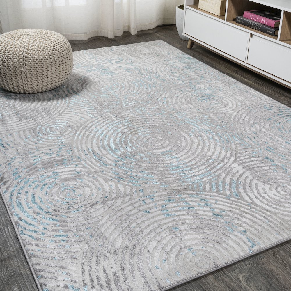 Timeworn Modern Abstract Area Rug. Picture 2