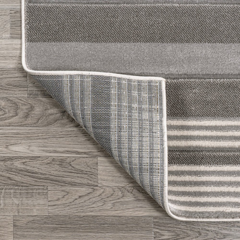 Nicky Geometric Striped Circles Area Rug. Picture 6