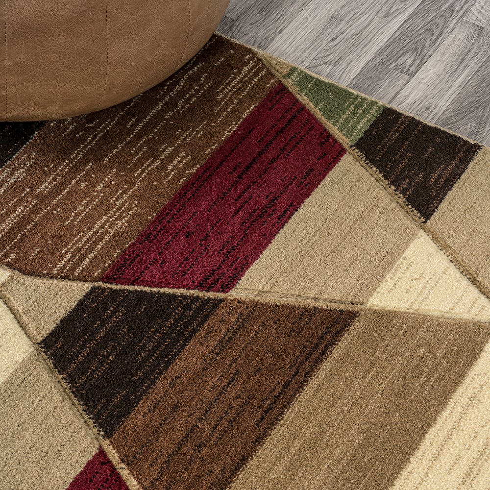 Kehoe Retro Diamonds Geometric Area Rug. Picture 7
