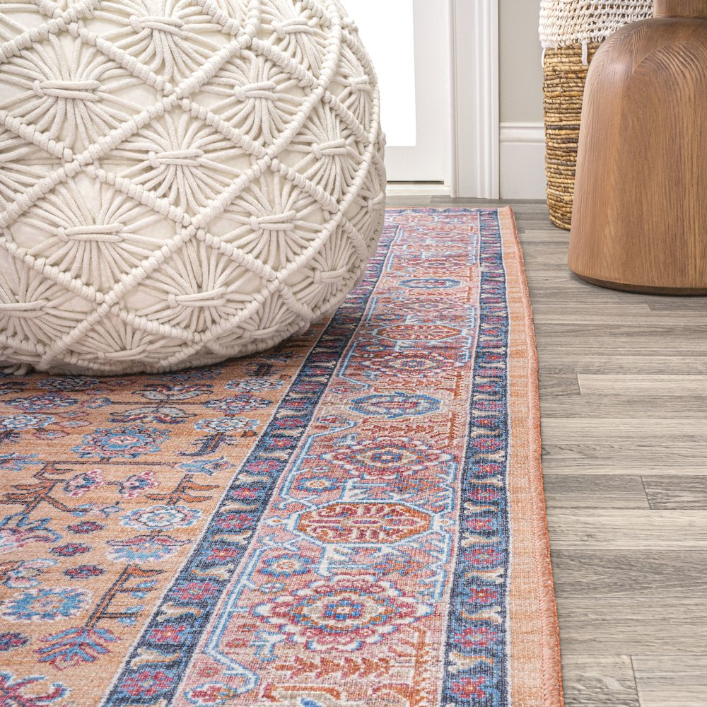 Kemer All Over Persian Washable Indoor/Outdoor Area Rug. Picture 8