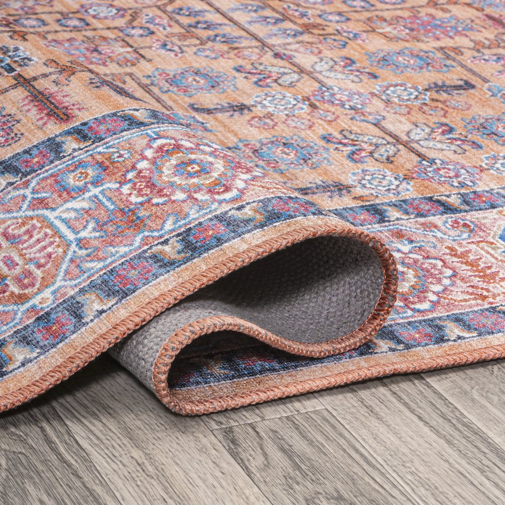 Kemer All Over Persian Washable Indoor/Outdoor Area Rug. Picture 9