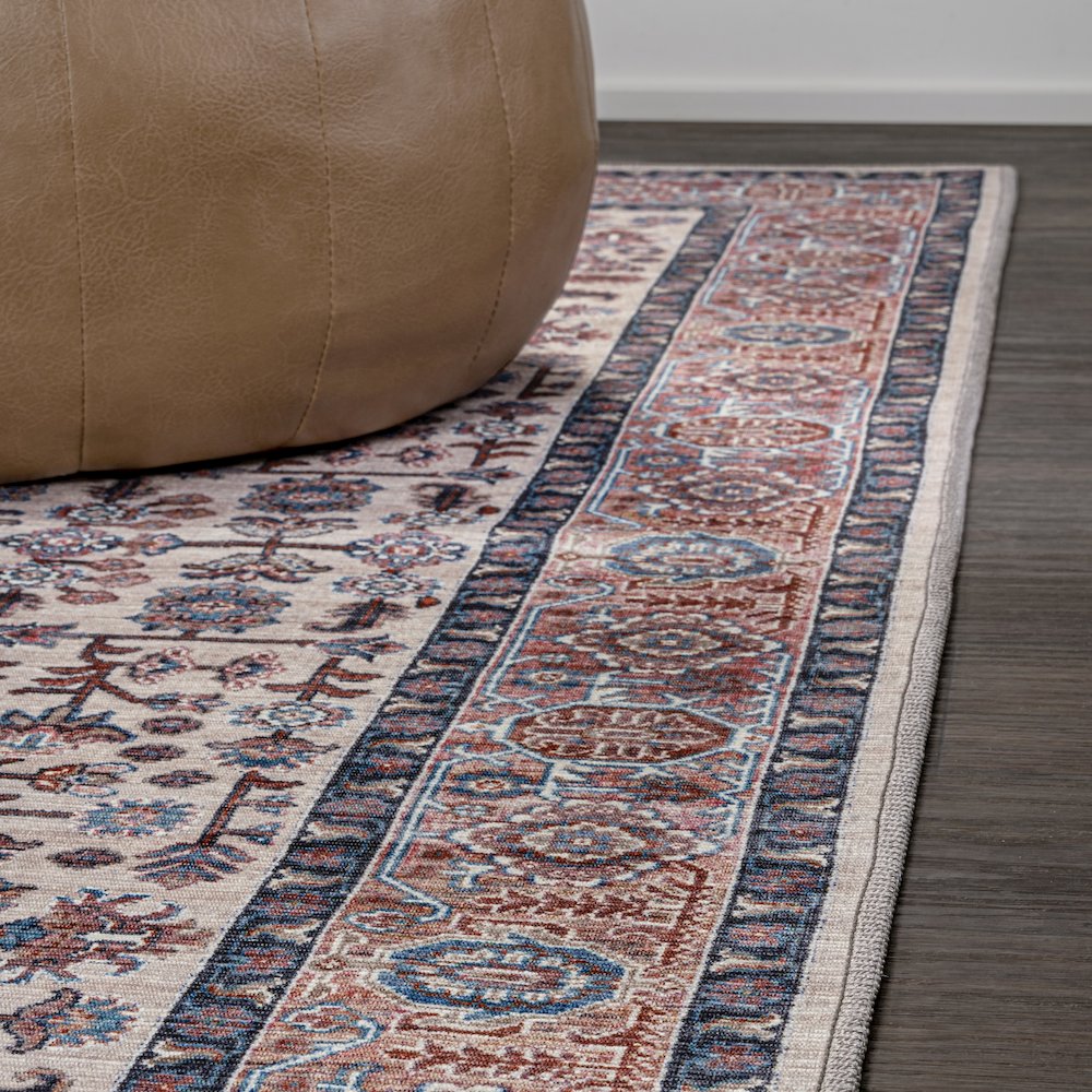 Kemer All-Over Persian Machine-Washable Area Rug. Picture 6