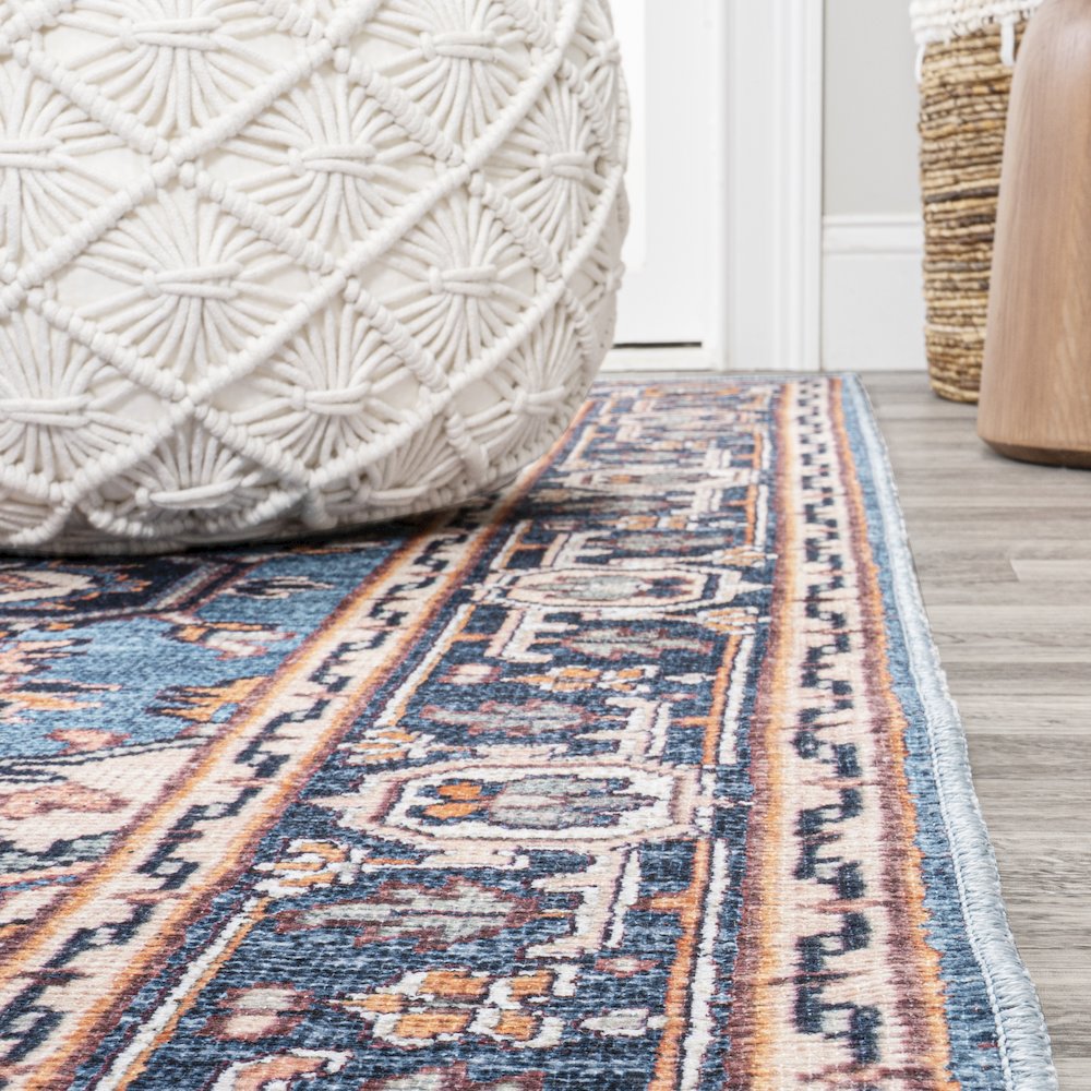 Cirali Ornate Large Medallion Washable Indoor/Outdoor Area Rug. Picture 8