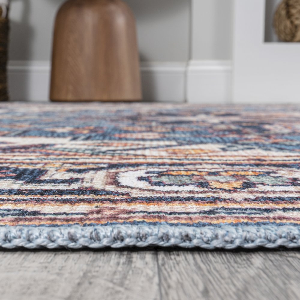 Cirali Ornate Large Medallion Washable Indoor/Outdoor Area Rug. Picture 13
