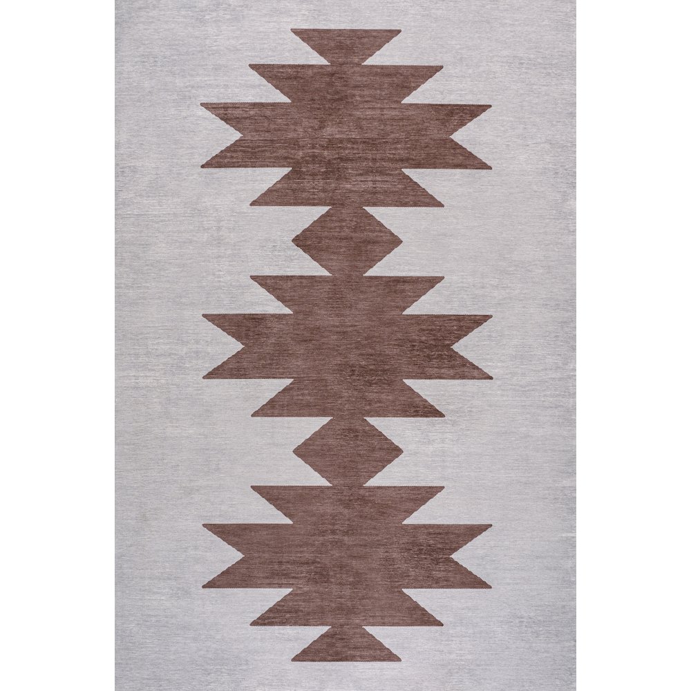 Chayton Minimalist Geometric Machine-Washable Area Rug. Picture 3