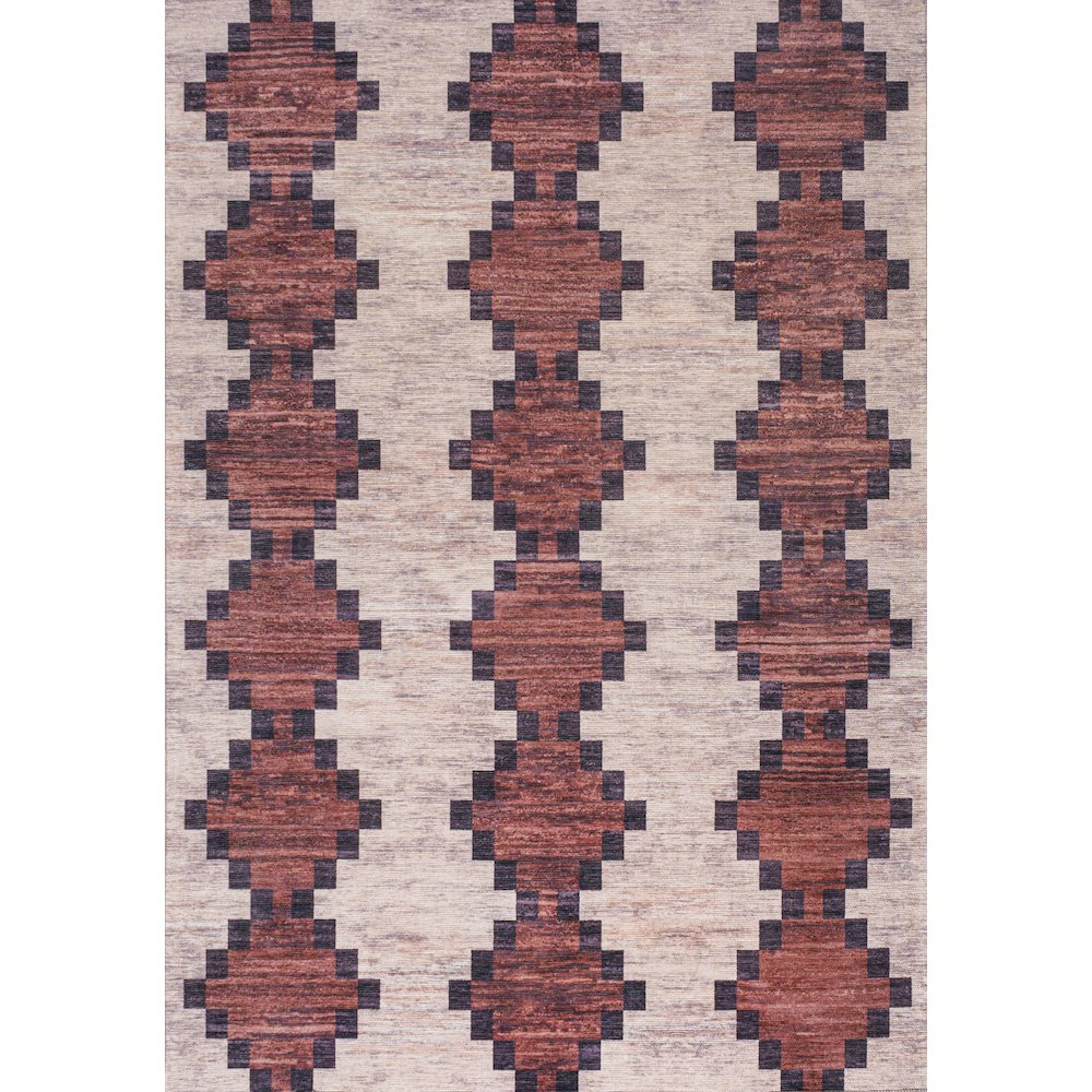 Timantii Modern Trellis Kilim Area Rug. Picture 1