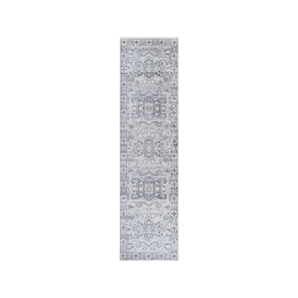 Modern Persian Vintage Medallion Light Area Rug. Picture 1