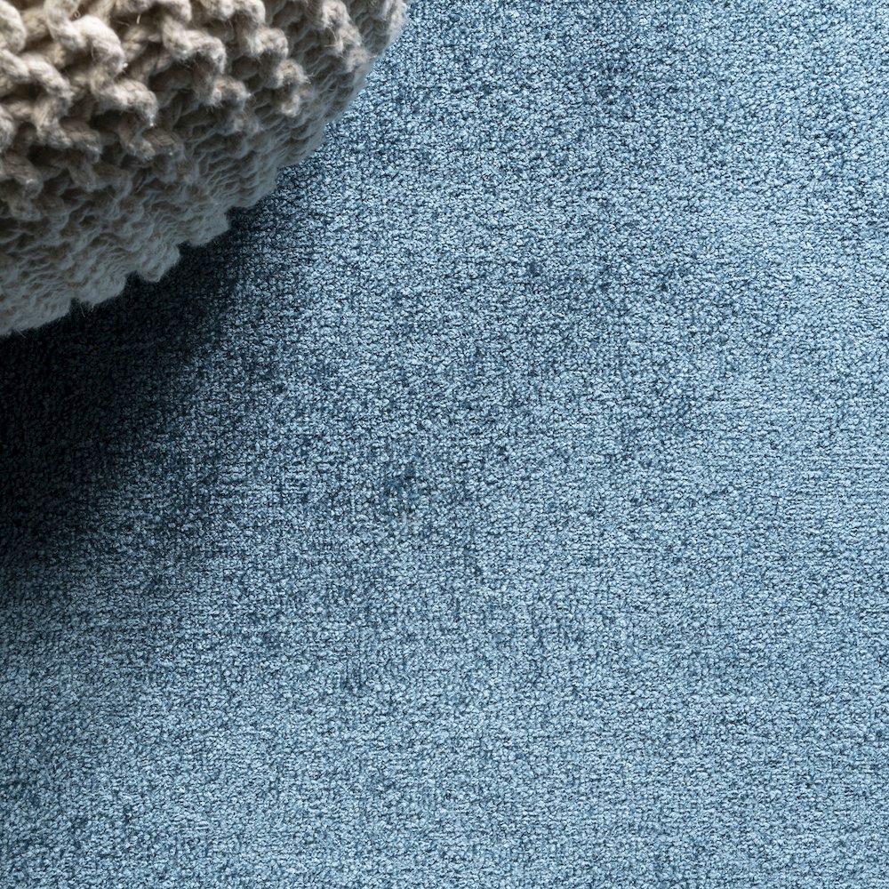 Haze Solid Low Pile Area Rug Turquoise. Picture 17