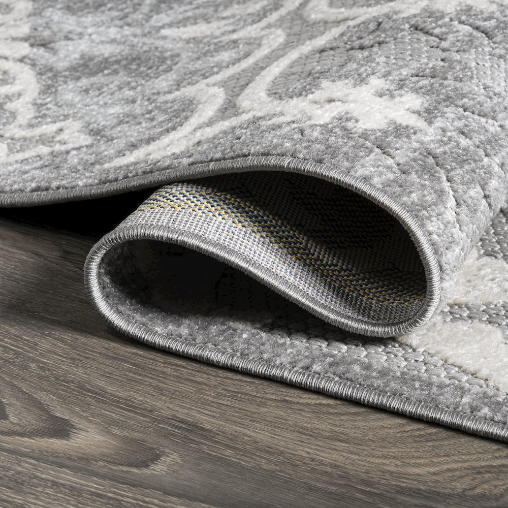 Lucena Modern Medallion High-Low Indoor/Outdoor Area Rug. Picture 14