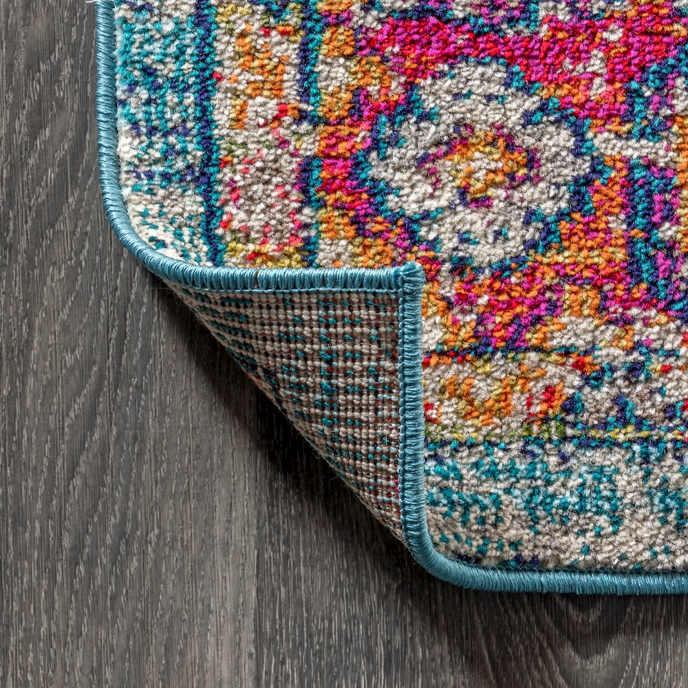 Bpl Bohemian Flair Boho Vintage Medallion Area Rug. Picture 4