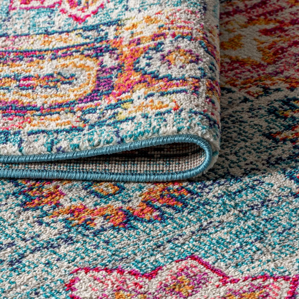 Bpl Bohemian Flair Boho Vintage Medallion Area Rug. Picture 7