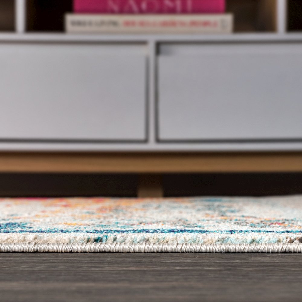 Contemporary Pop Modern Abstract Brushstroke Area Rug. Picture 9