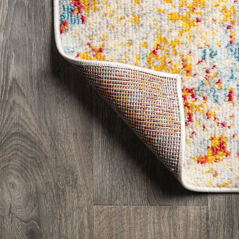 Sunset Modern Abstract Area Rug. Picture 6