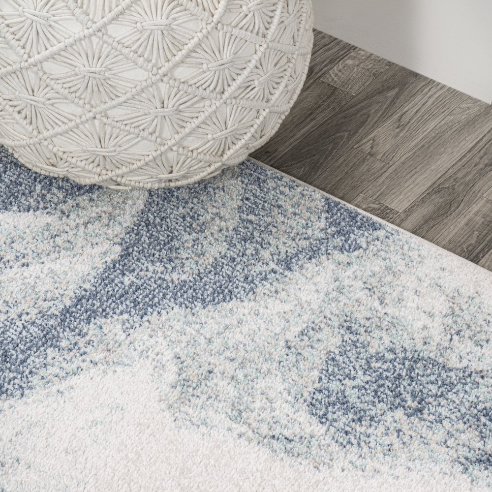 Petalo Abstract Two Tone Modern Area Rug. Picture 7