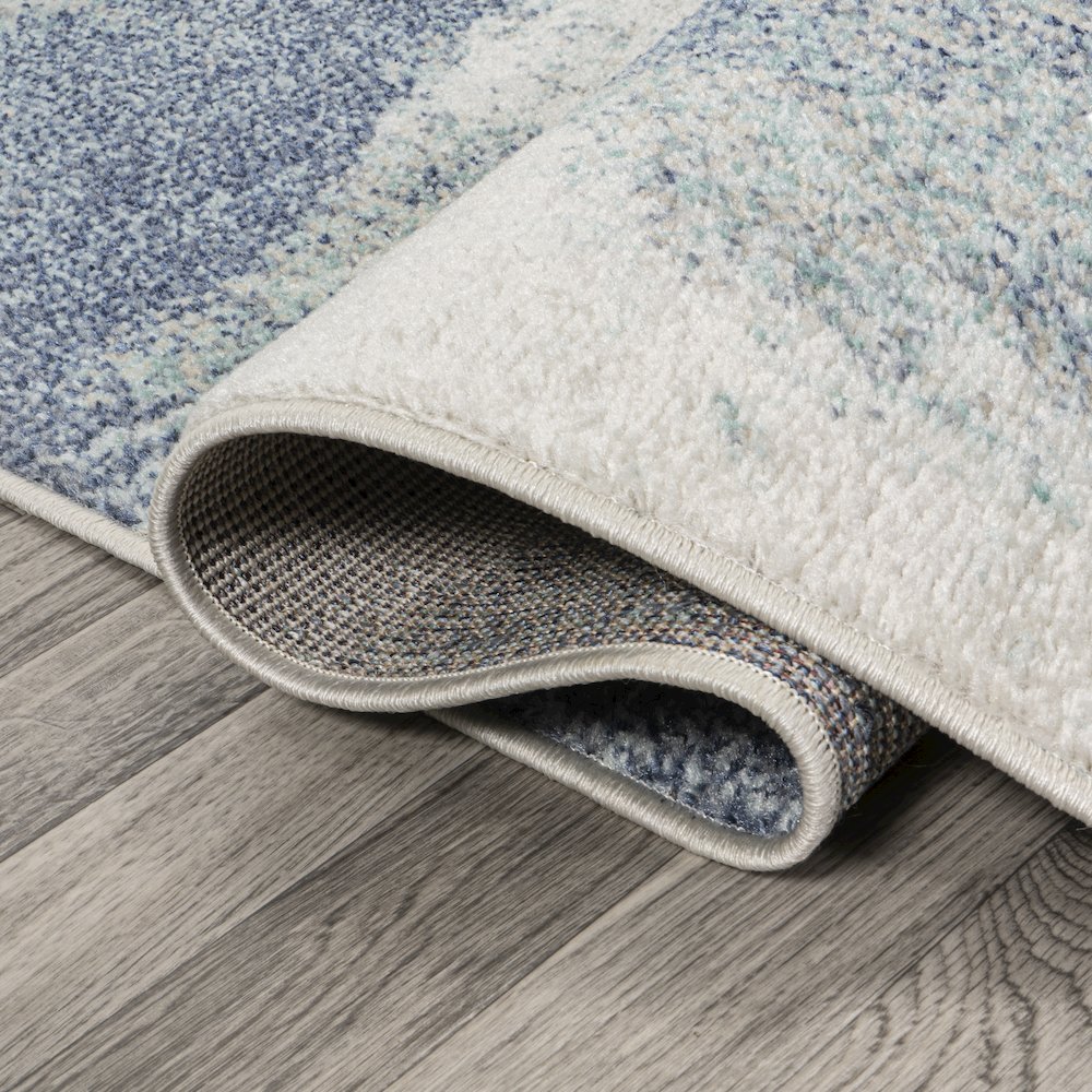 Petalo Abstract Two Tone Modern Area Rug. Picture 9