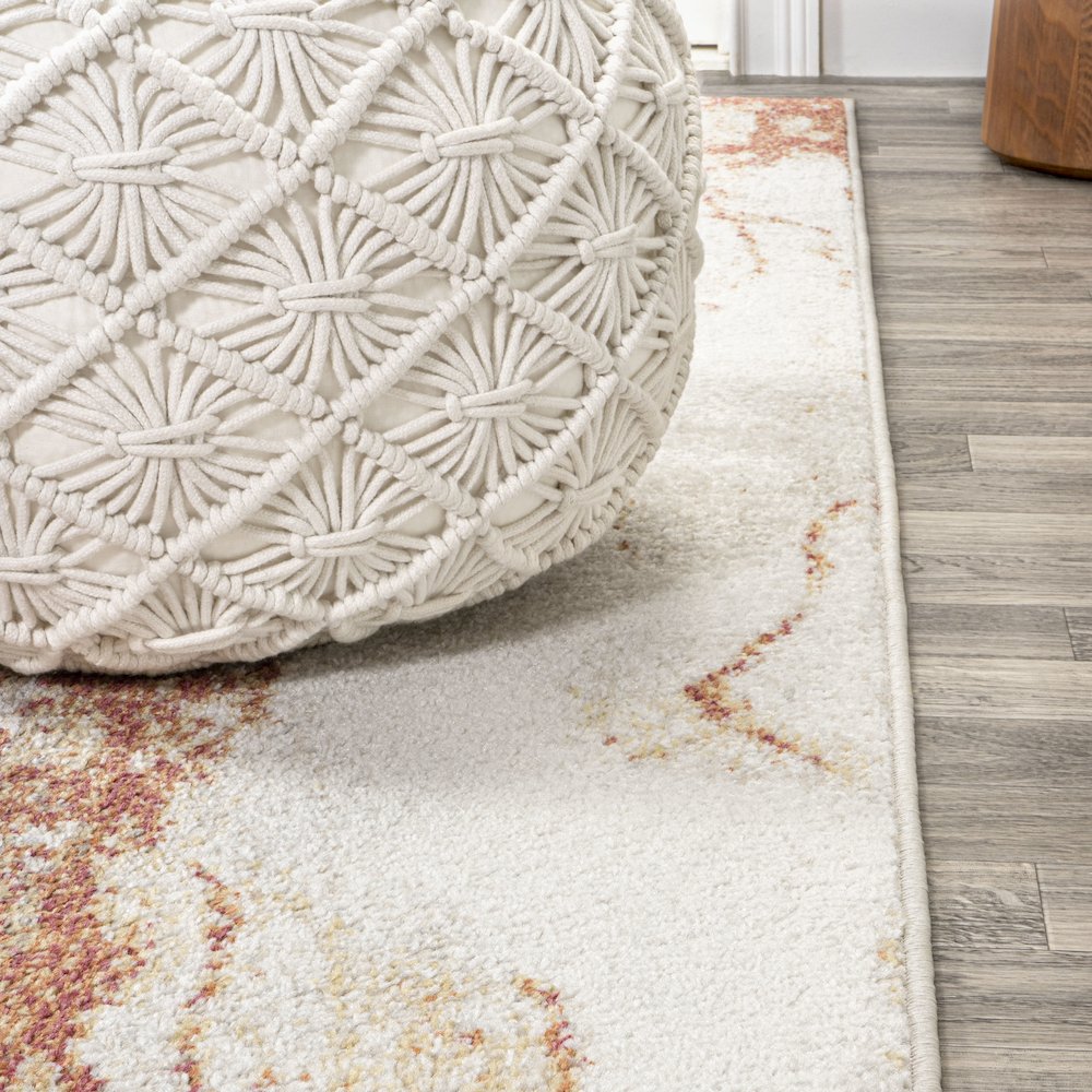 Marmo Abstract Marbled Modern Area Rug. Picture 8