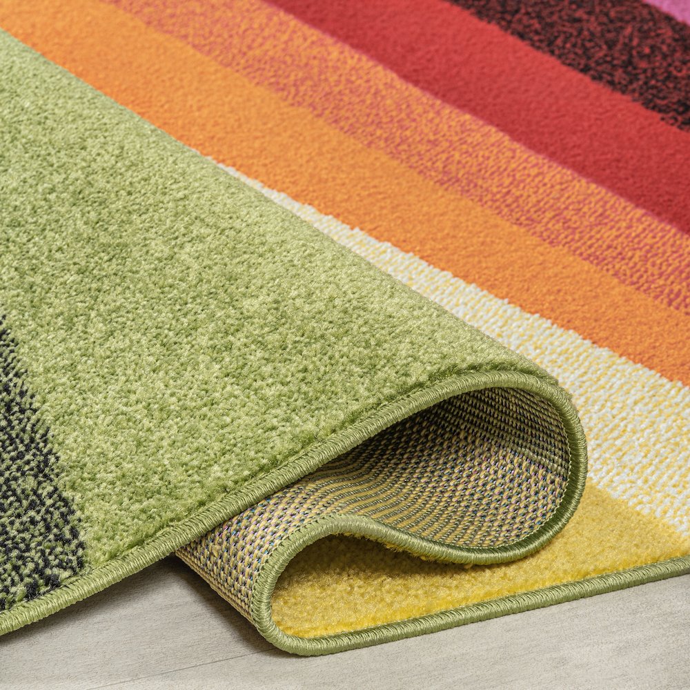 Prism Geometric Striped Area Rug. Picture 9