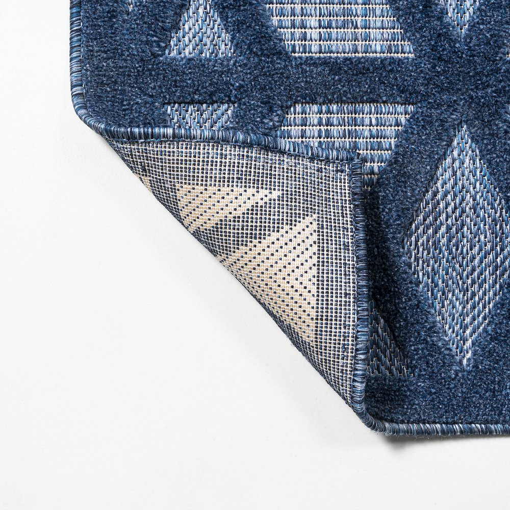 Talaia Neutral Geometric Indoor/Outdoor Area Rug. Picture 3