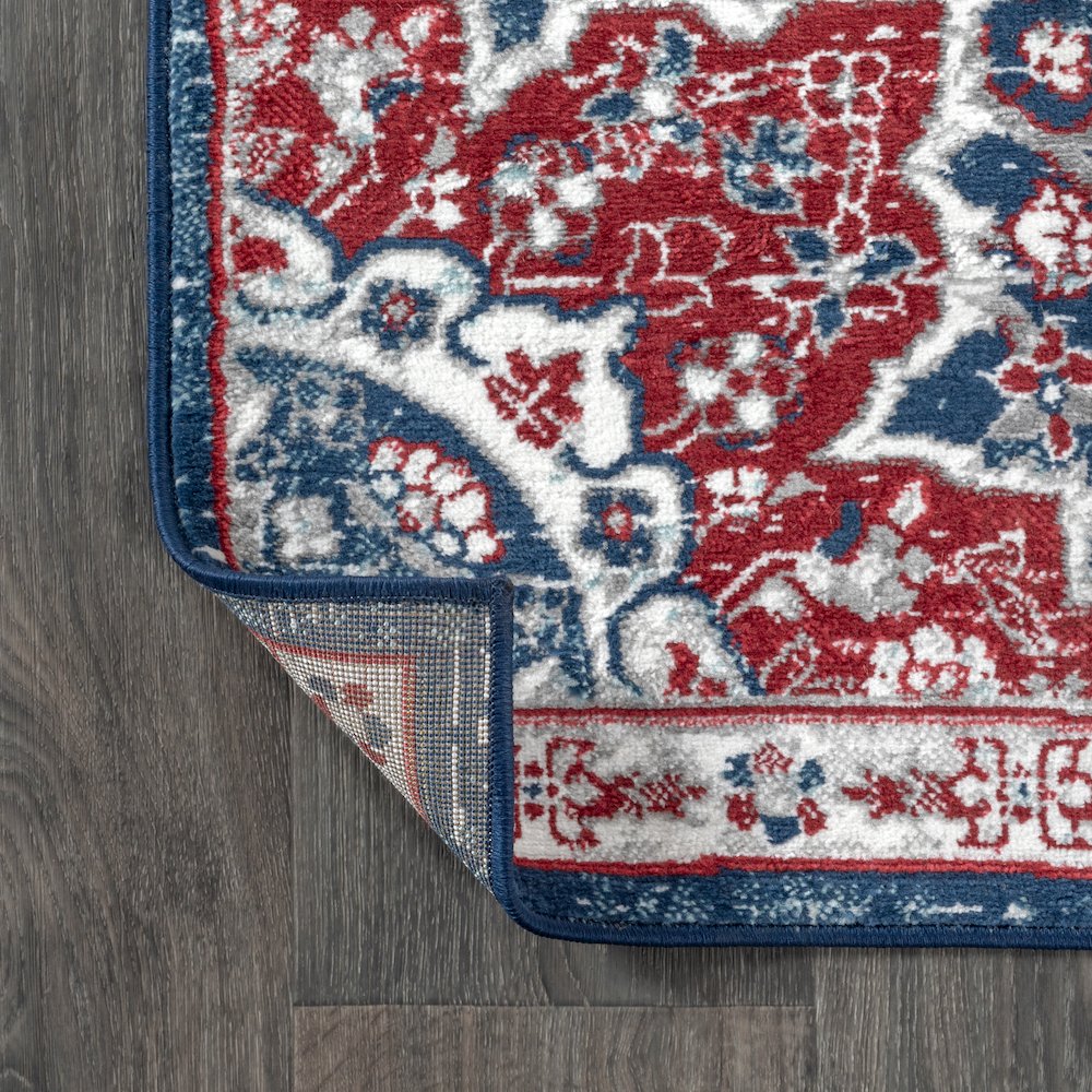 Modern Persian Vintage Moroccan Medallion Area Rug. Picture 4