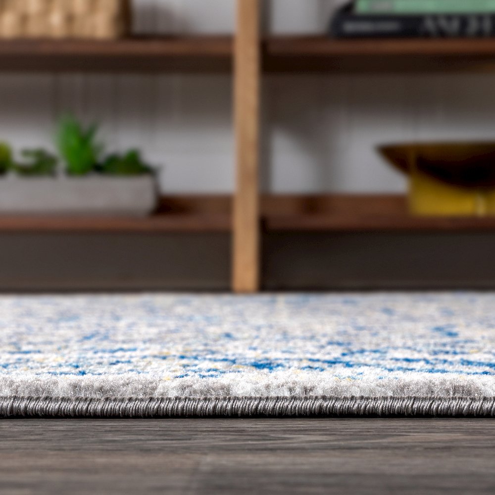 Modern Persian Boho Floral Area Rug. Picture 8