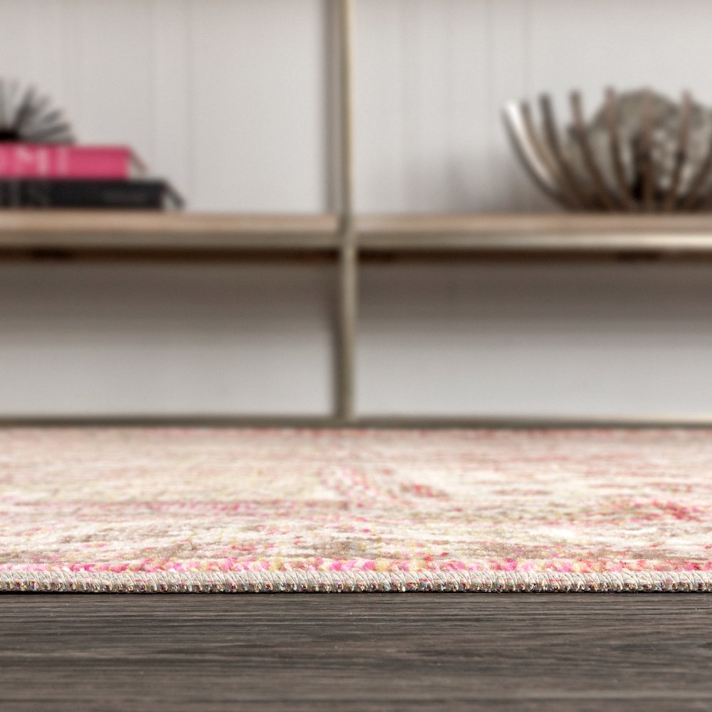 Darija Ornate Geometric Medallion Area Rug. Picture 9