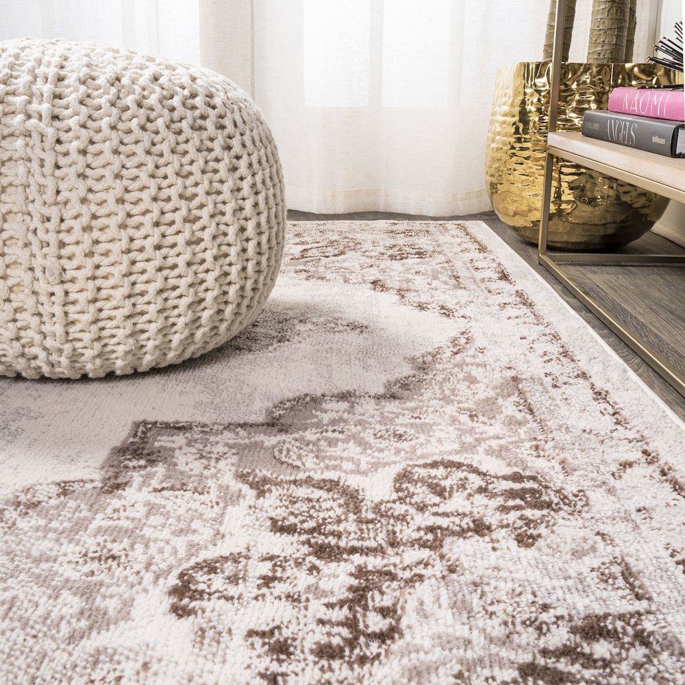 Alhambra Ornate Medallion Modern Area Rug. Picture 9