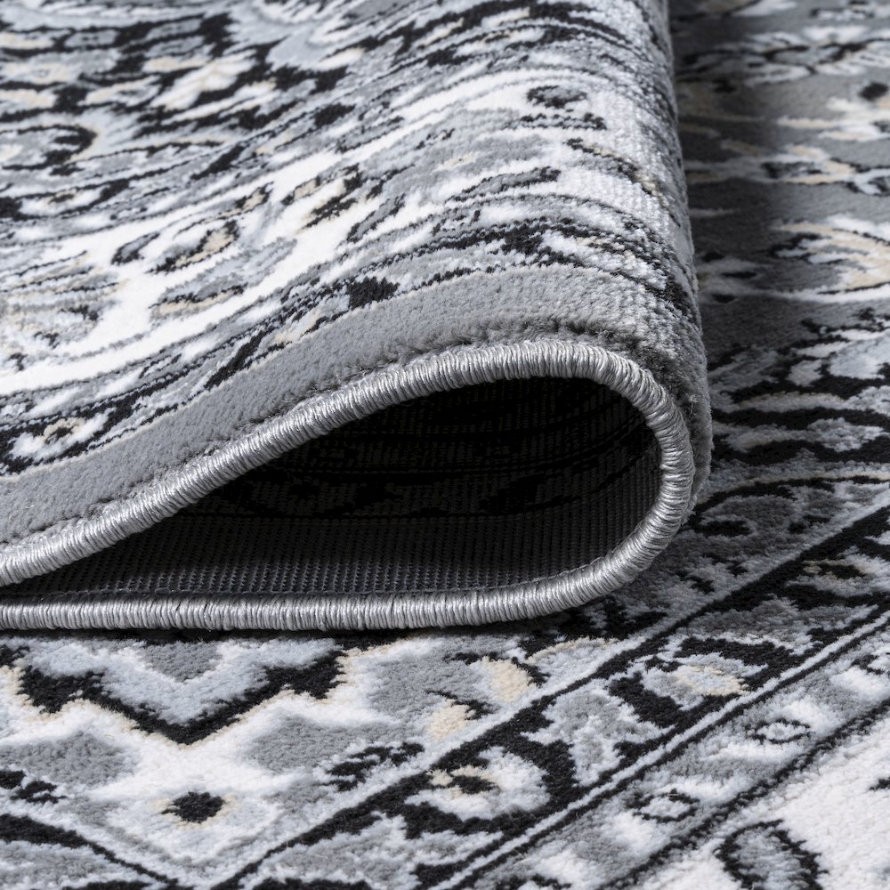 Palmette Modern Persian Floral Area Rug. Picture 9