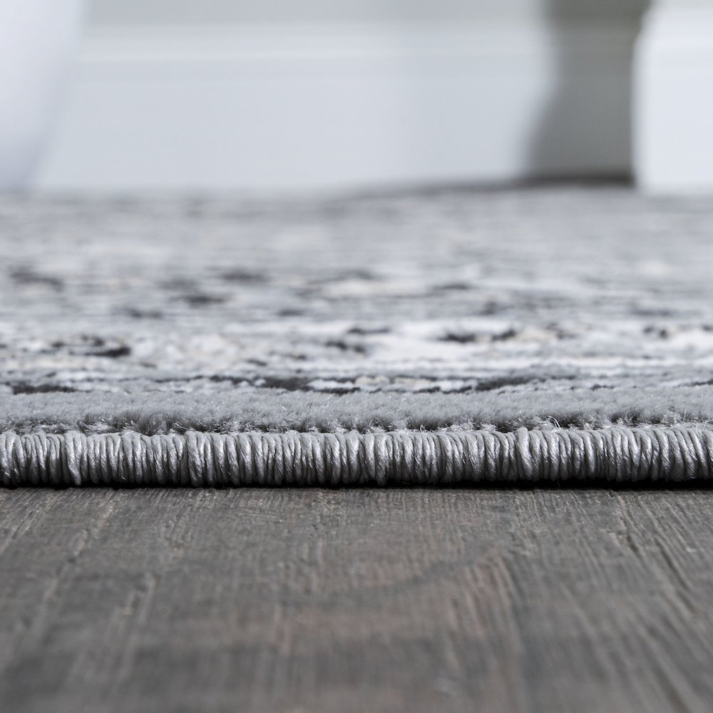 Palmette Modern Persian Floral Area Rug. Picture 12