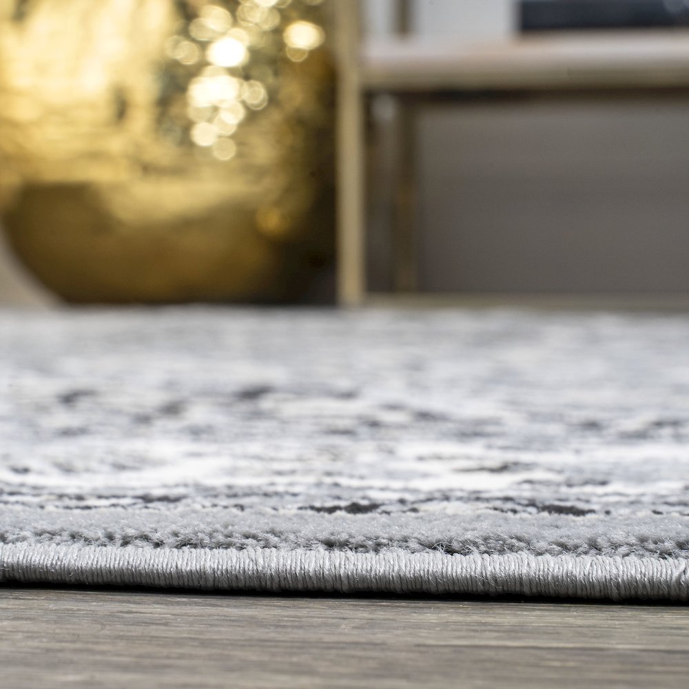 Palmette Modern Persian Floral Area Rug. Picture 11