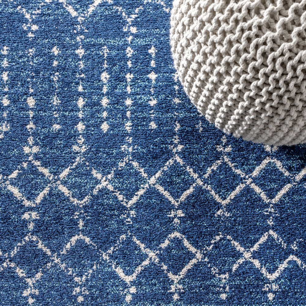 Moroccan Hype Boho Vintage Diamond Area Rug. Picture 6