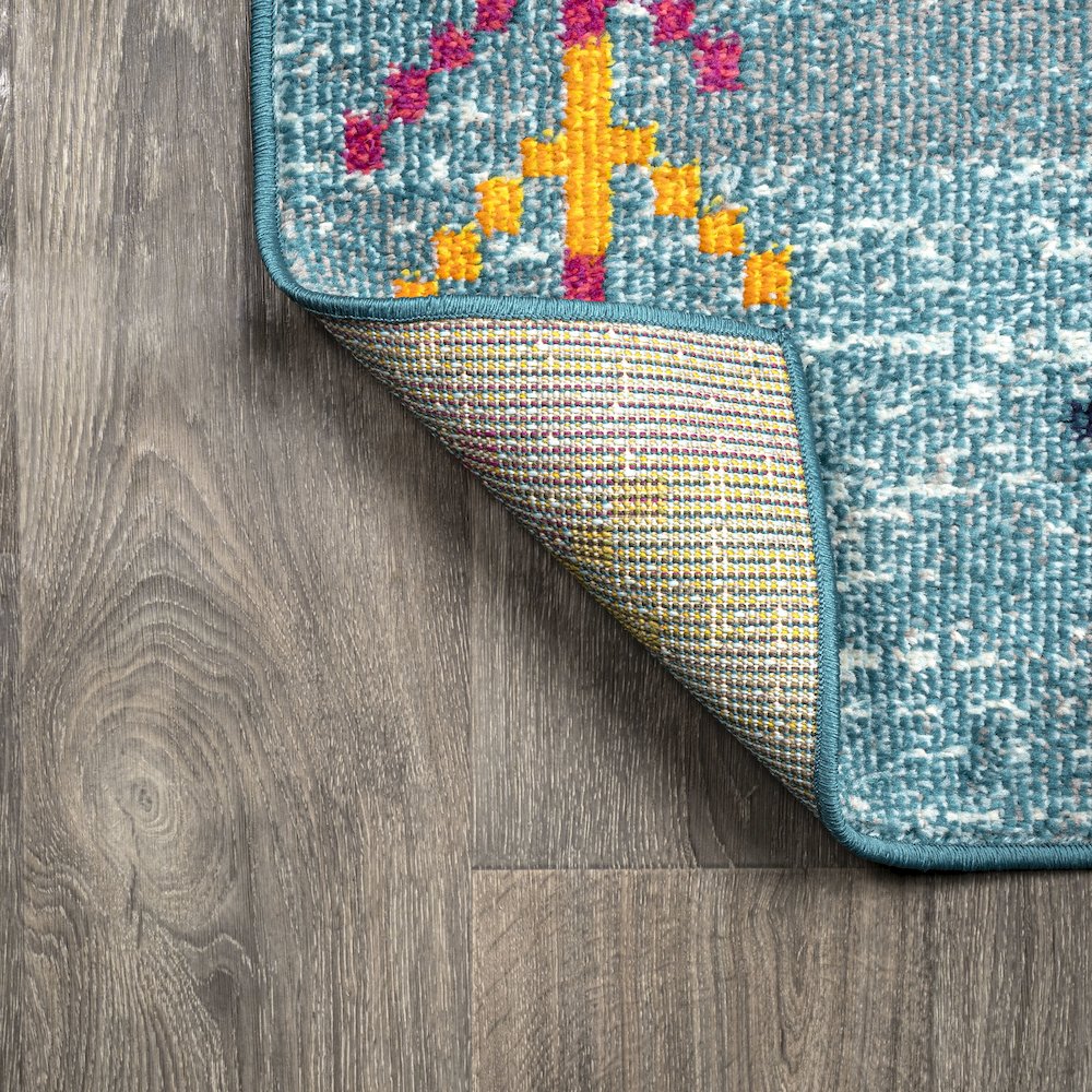 Tribal Love Geometric Area Rug. Picture 6