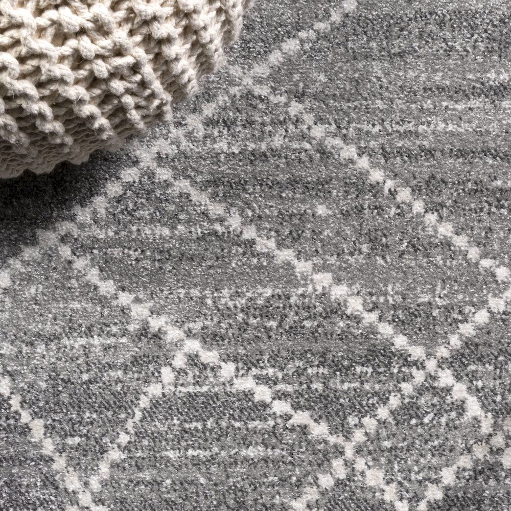 Asilah Moroccan Modern Diamond Area Rug. Picture 7