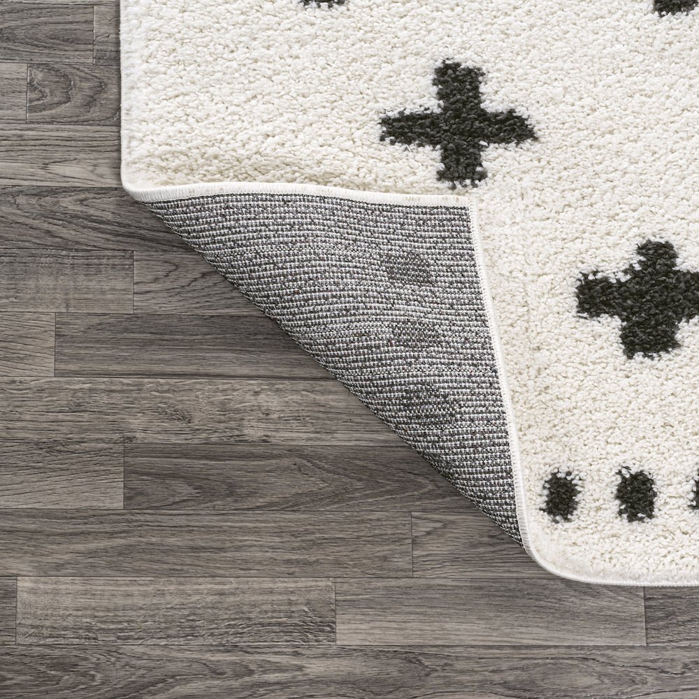 Cristo Berber Geometric Shag Area Rug. Picture 6