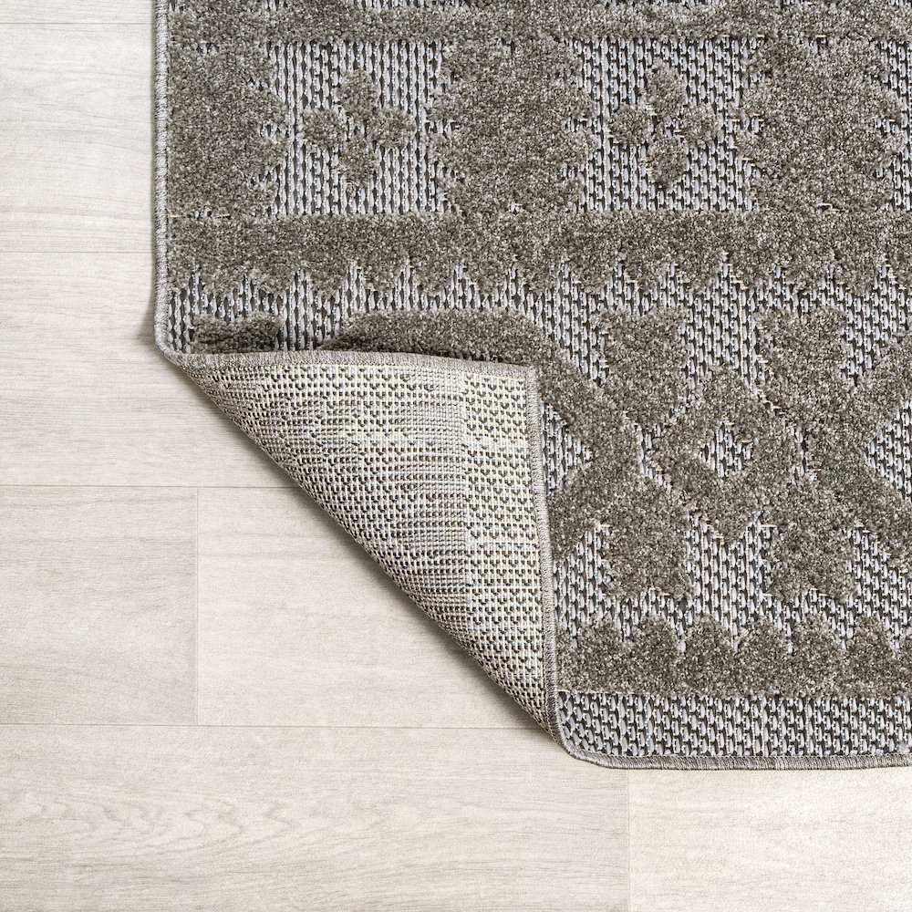 Citta High-Low Pile Mediterranean Tile Area Rug. Picture 10