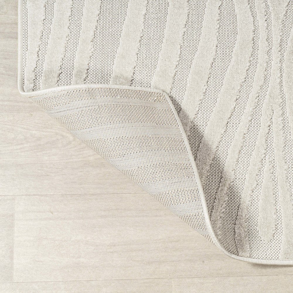 Maribo Abstract Groovy Striped Area Rug. Picture 4