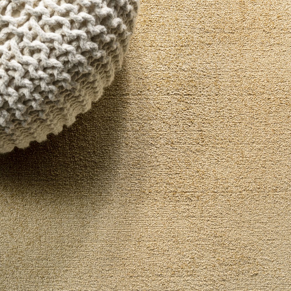 Haze Solid Low Pile Area Rug Mustard. Picture 7