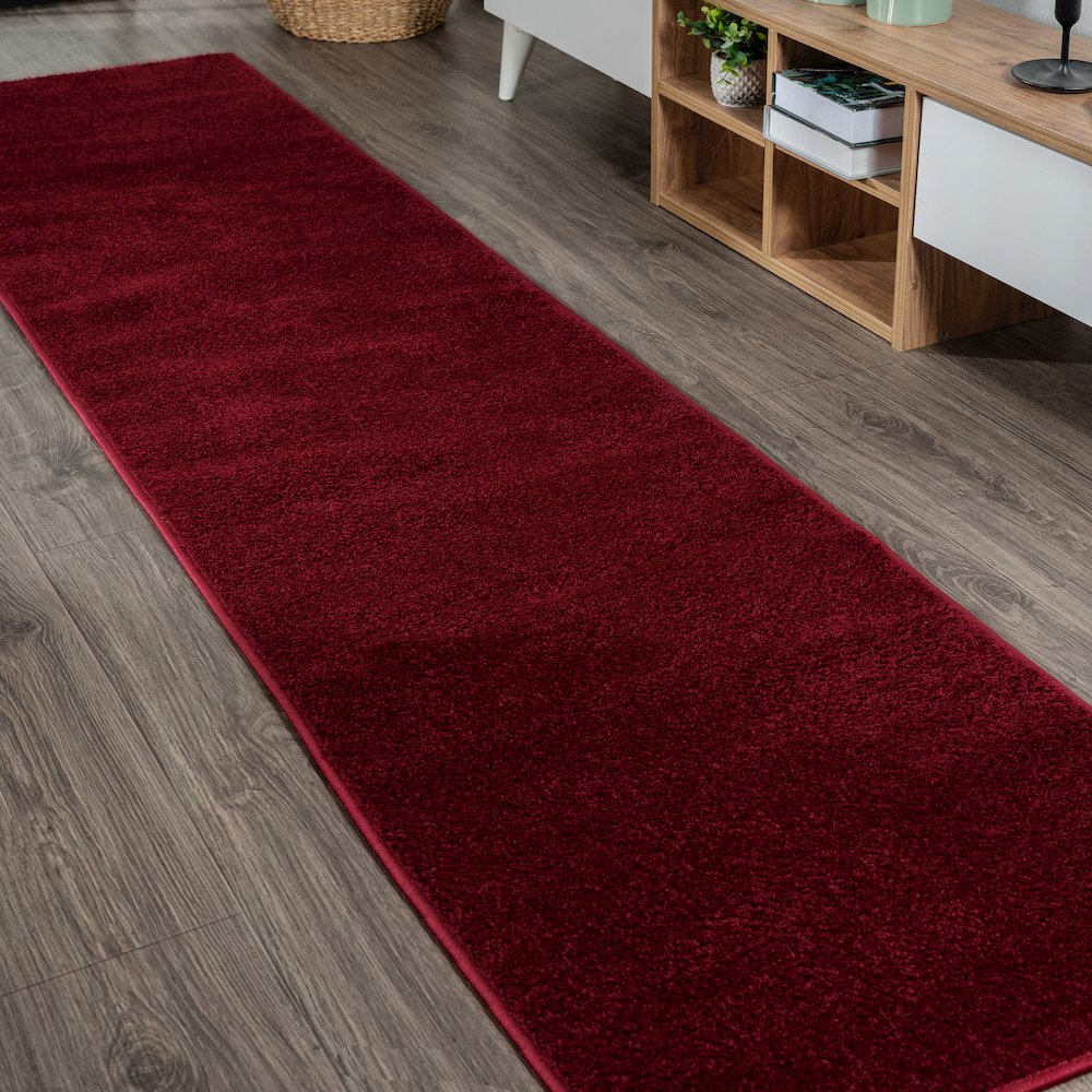 Haze Solid Low-Pile Area Rug. Picture 6