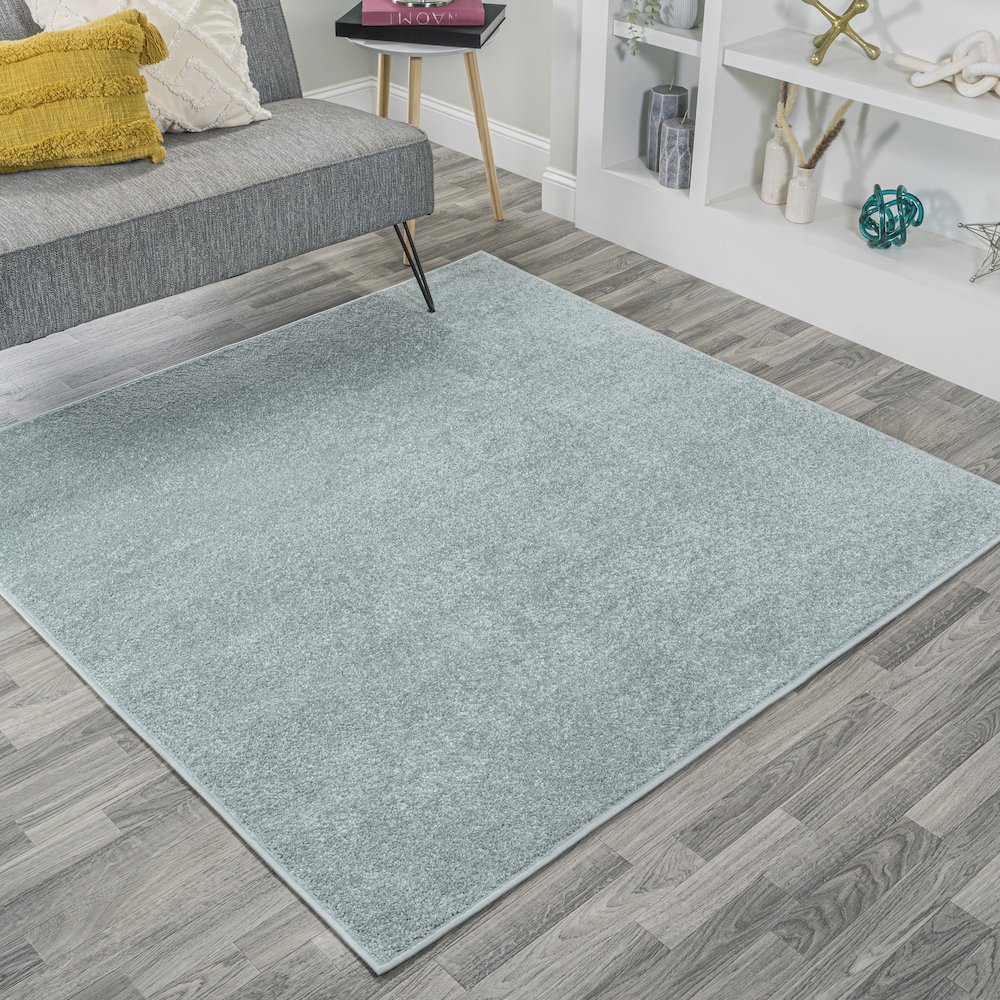Haze Solid Low-Pile Area Rug. Picture 10