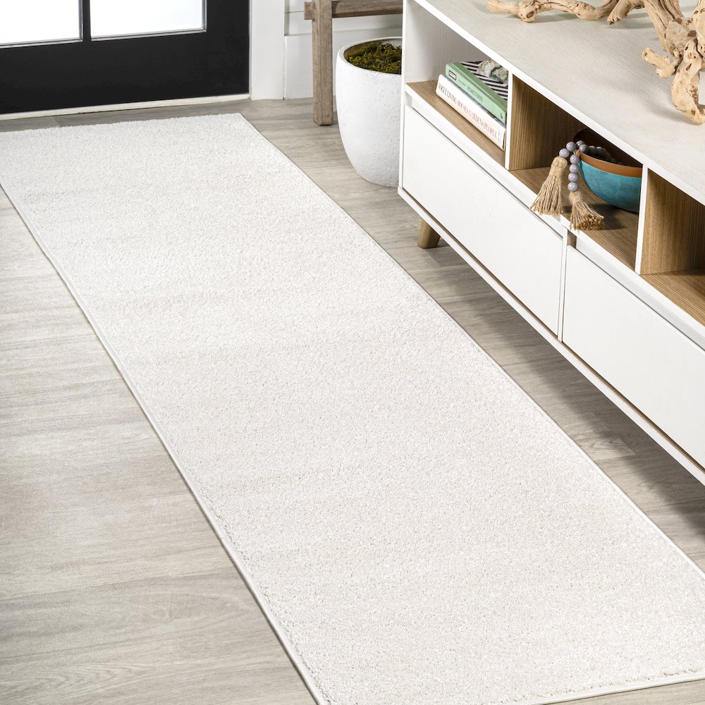 Haze Solid Low-Pile Area Rug. Picture 6