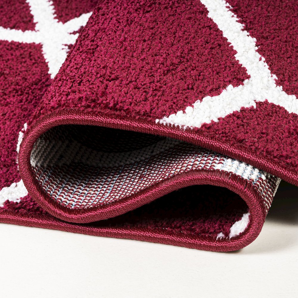 Tumbling Blocks Modern Geometric Area Rug. Picture 11