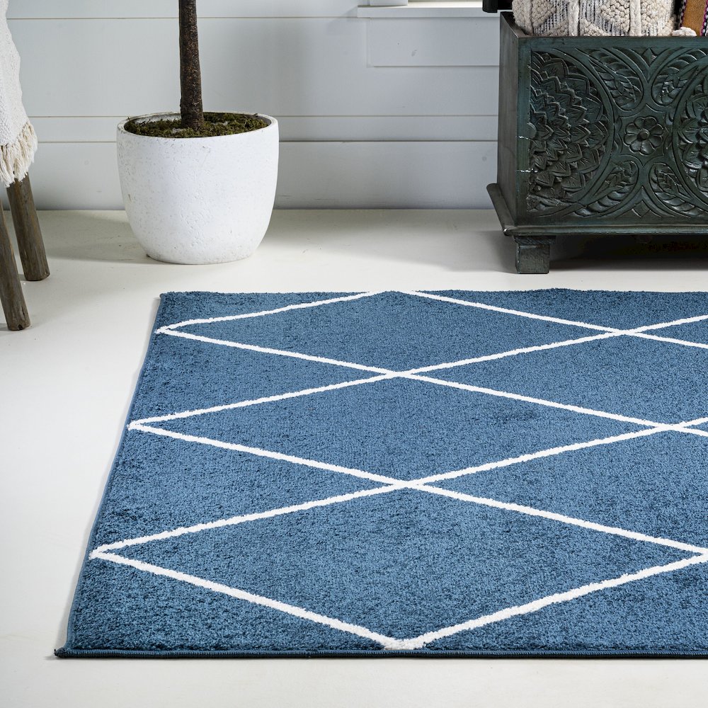 Haze Solid Low-Pile Area Rug. Picture 14
