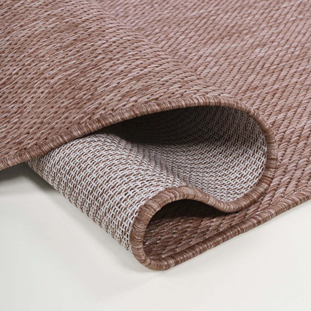 Evan Modern Rustic Organic CurveIndoor/Outdoor Shaped  Rug. Picture 3