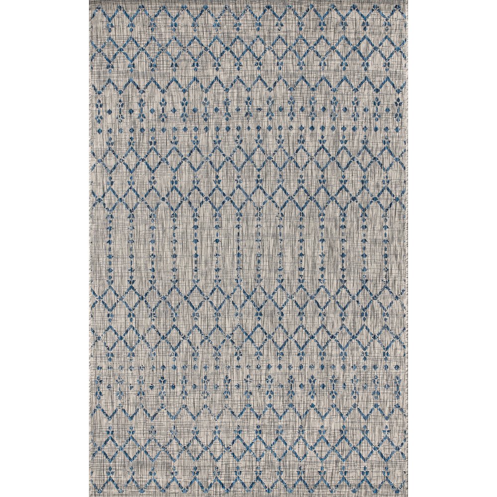 Ourika Moroccan Geometric Textured Weave Indoor/Outdoor Area Rug. Picture 1