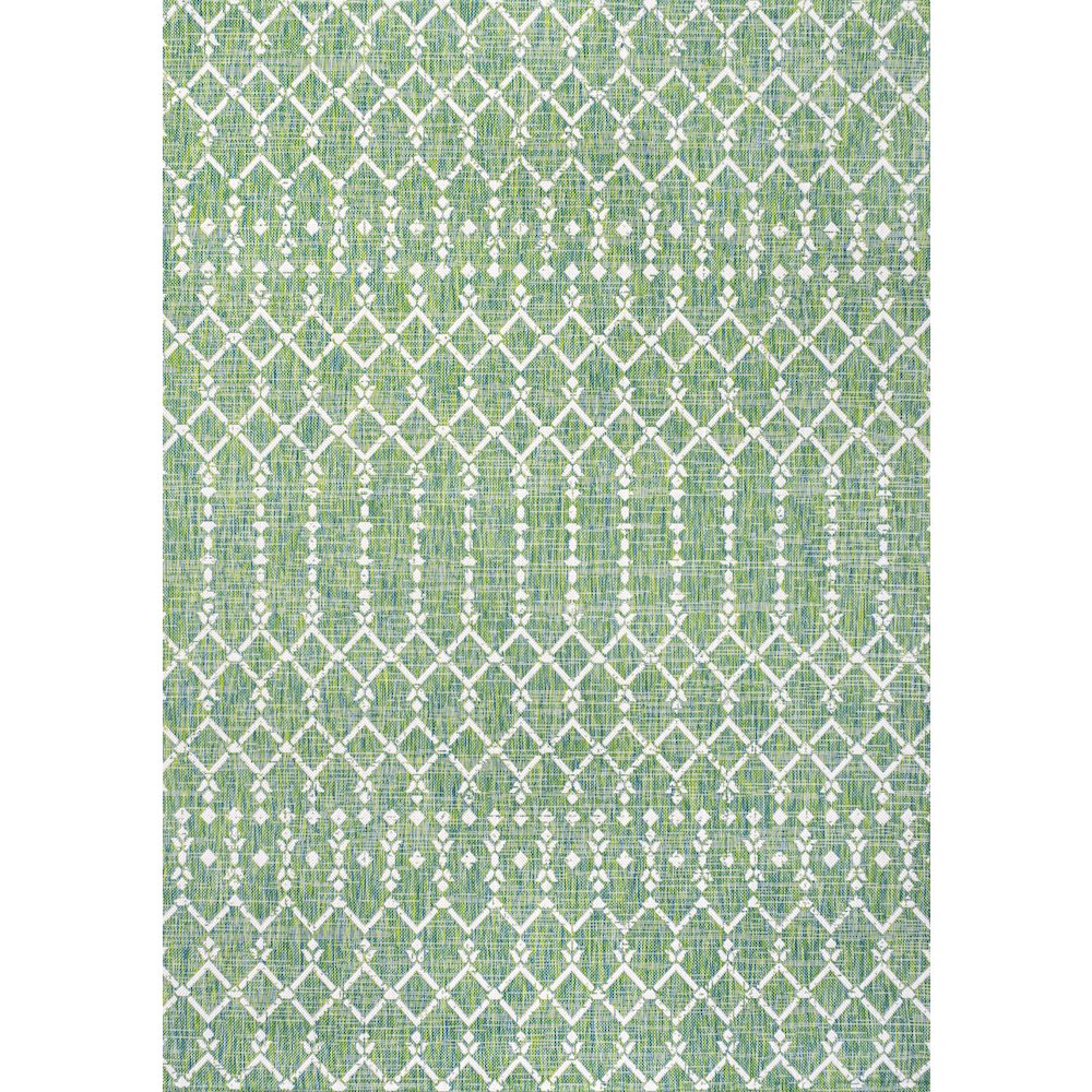 Ourika Moroccan Geometric Textured Weave Indoor/Outdoor Area Rug. Picture 1