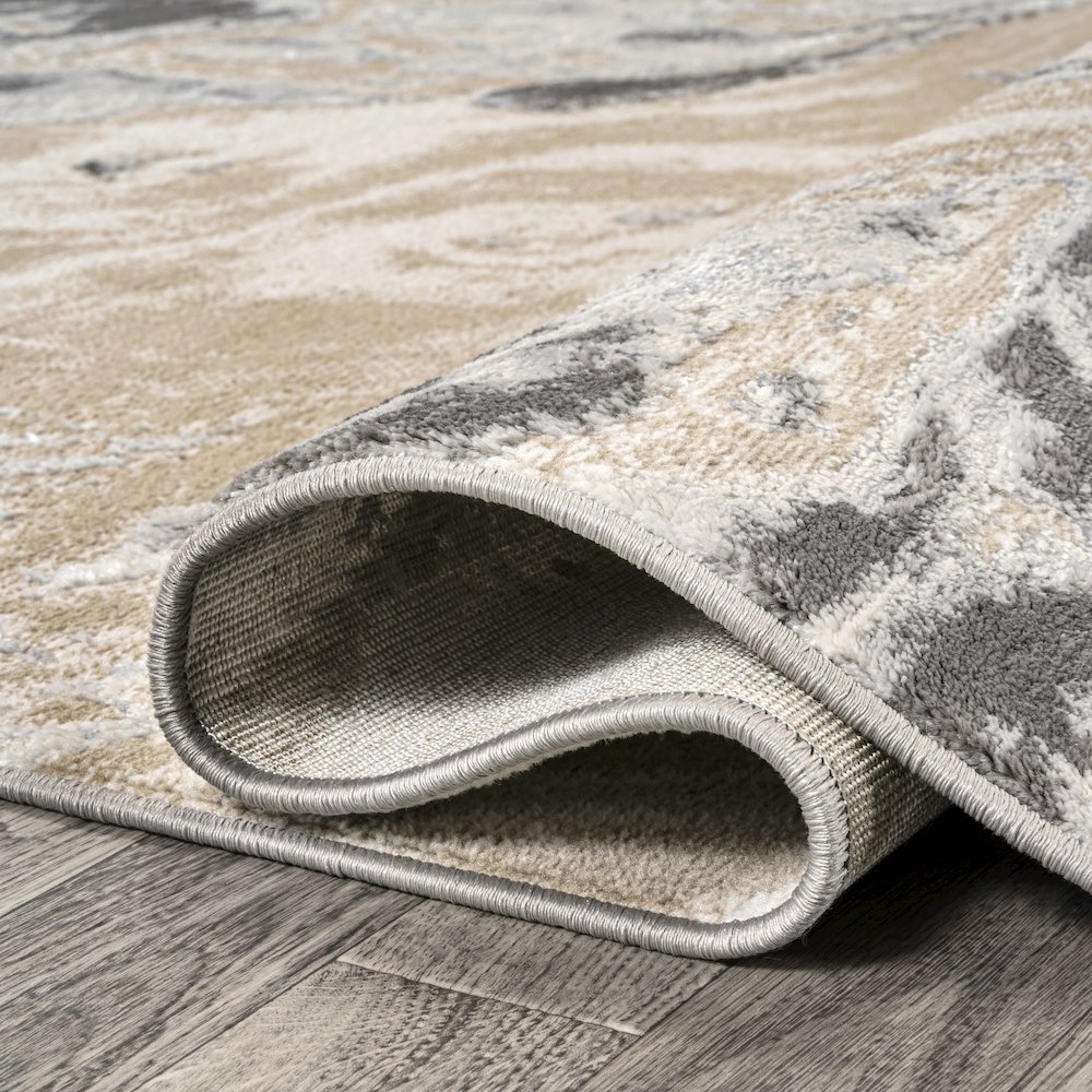 Swirl Marbled Abstract Area Rug. Picture 4
