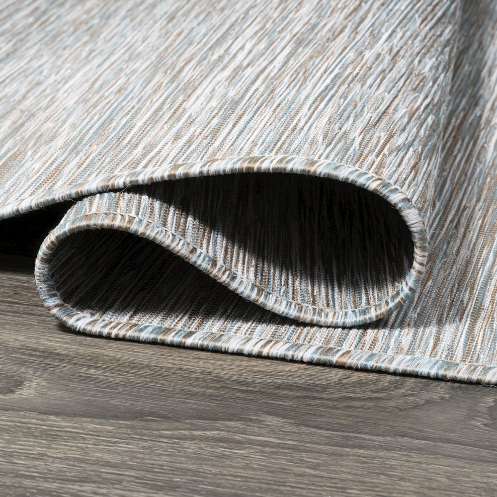 Ethan Modern Flatweave Solid Area Rug. Picture 8