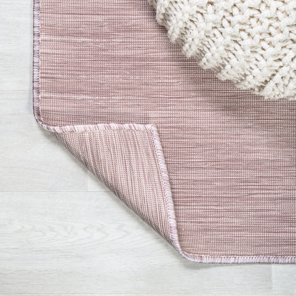 Ethan Modern Flatweave Solid Area Rug. Picture 3