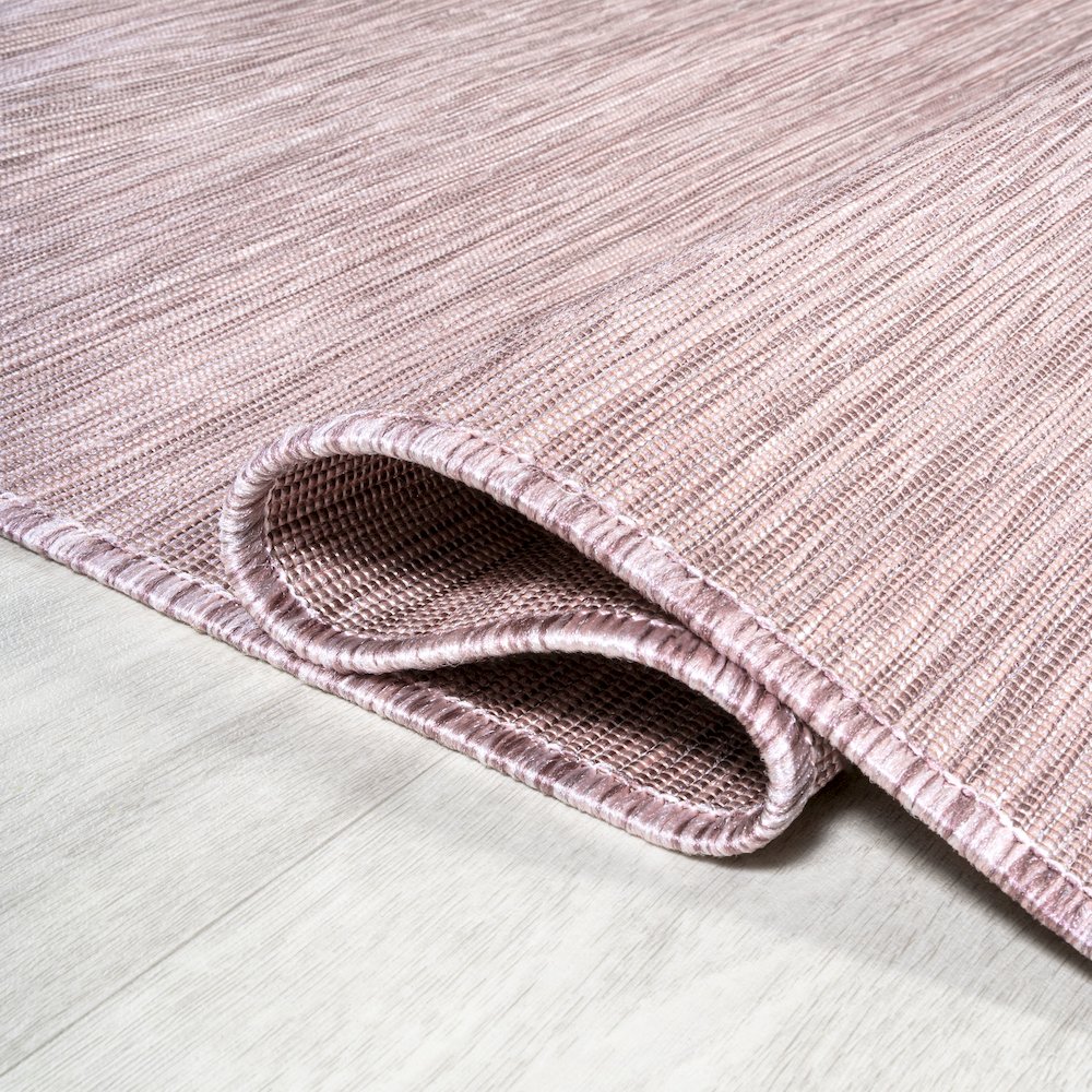 Ethan Modern Flatweave Solid Area Rug. Picture 6
