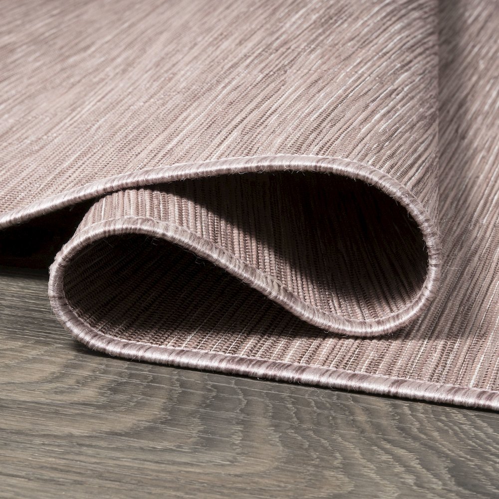 Ethan Modern Flatweave Solid Area Rug. Picture 8