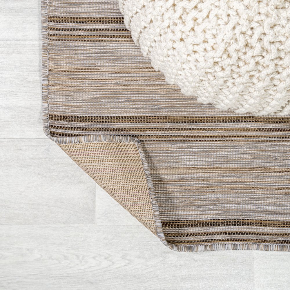 Bo Modern Farmhouse Wide Stripe Area Rug. Picture 3